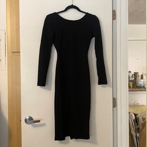 Lulus low back black dress